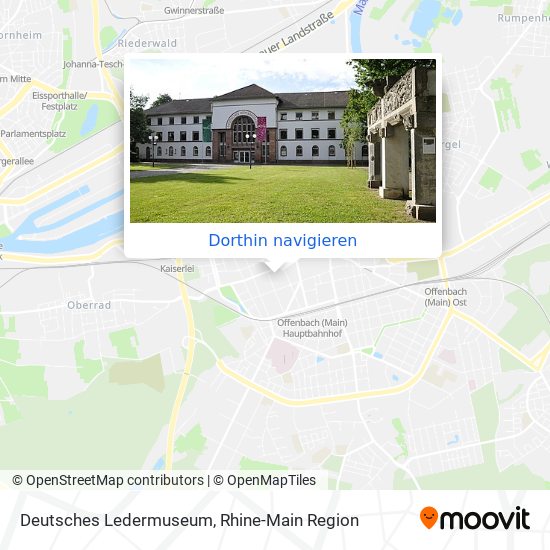 Deutsches Ledermuseum Karte