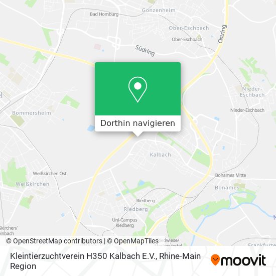 Kleintierzuchtverein H350 Kalbach E.V. Karte