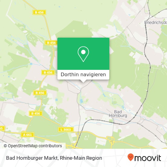 Bad Homburger Markt Karte
