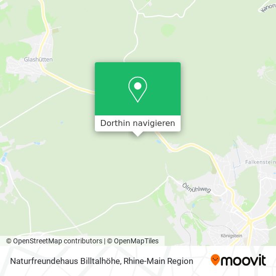 Naturfreundehaus Billtalhöhe Karte