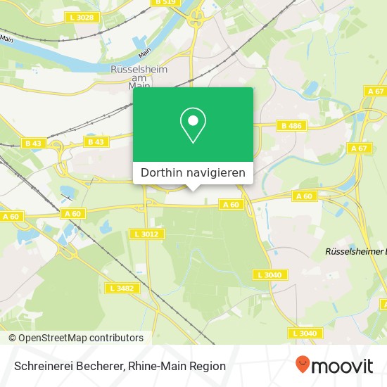 Schreinerei Becherer Karte