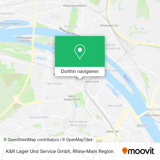 K&R Lager Und Service Gmbh Karte