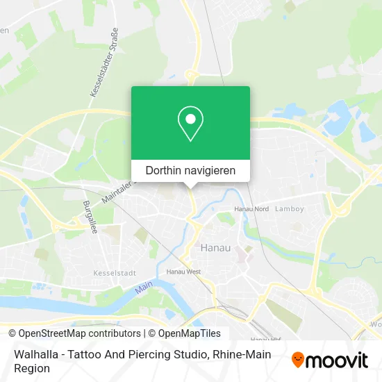 Walhalla - Tattoo And Piercing Studio Karte