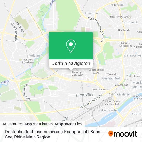Deutsche Rentenversicherung Knappschaft-Bahn-See Karte