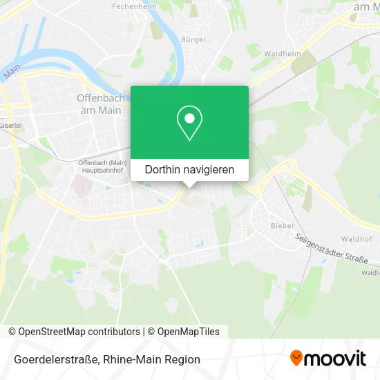 Goerdelerstraße Karte