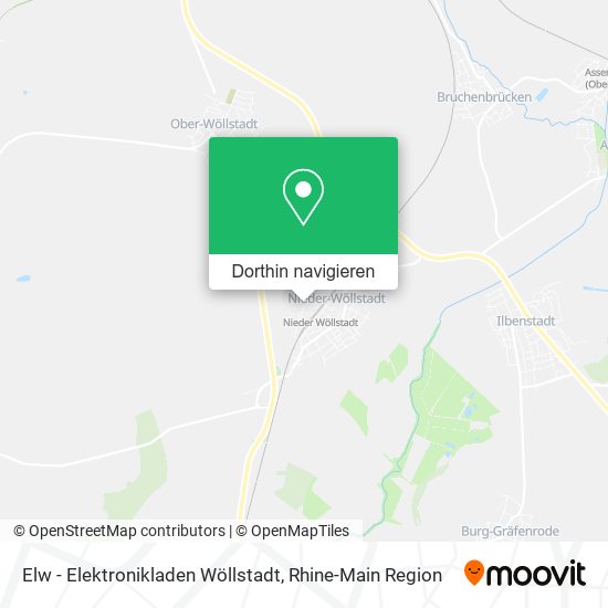Elw - Elektronikladen Wöllstadt Karte
