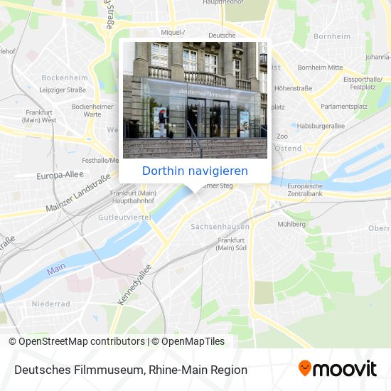 Deutsches Filmmuseum Karte