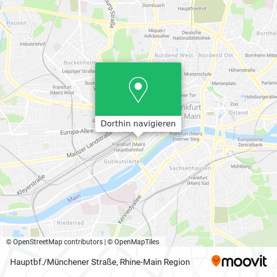 Hauptbf./Münchener Straße Karte