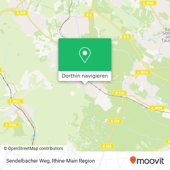 Sendelbacher Weg Karte