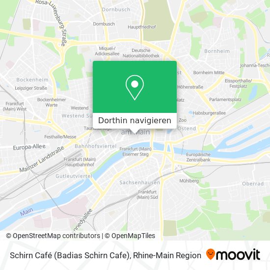 Schirn Café (Badias Schirn Cafe) Karte