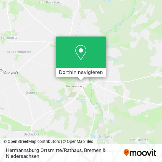 Hermannsburg Ortsmitte/Rathaus Karte
