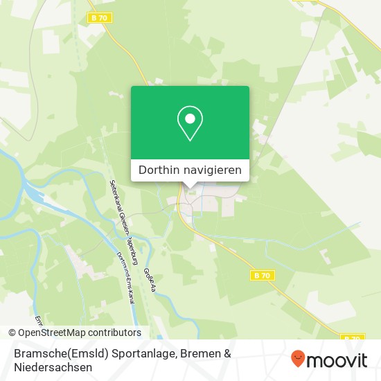 Bramsche(Emsld) Sportanlage Karte