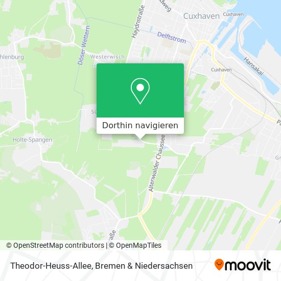 Theodor-Heuss-Allee Karte