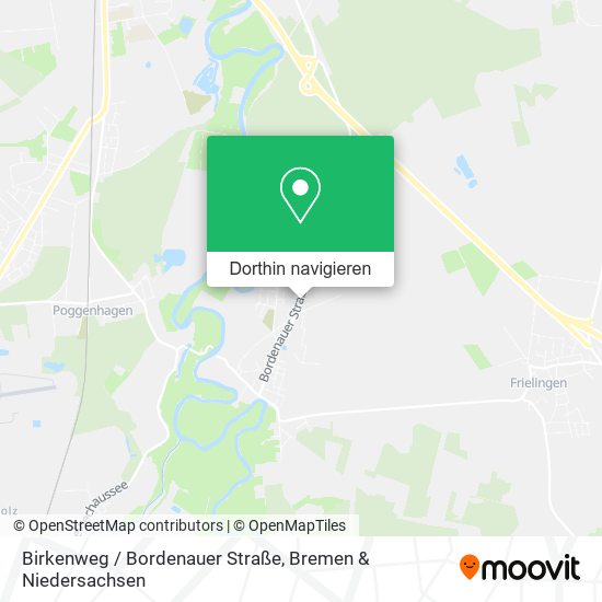 Birkenweg / Bordenauer Straße Karte