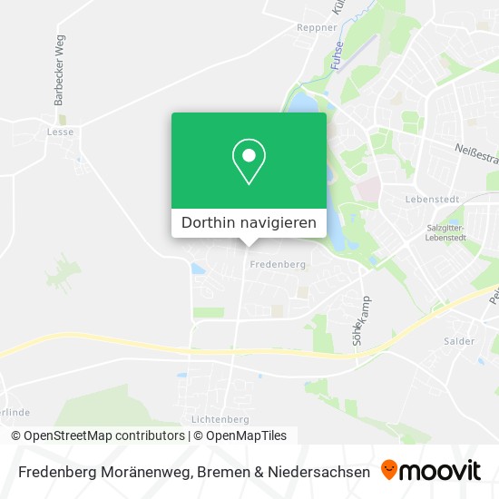 Fredenberg Moränenweg Karte