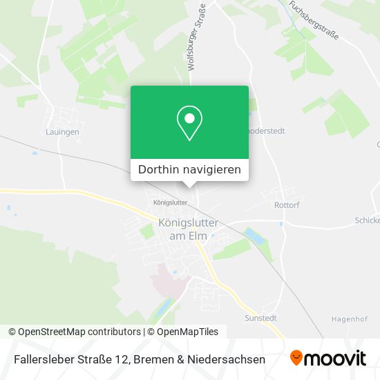 Fallersleber Straße 12 Karte