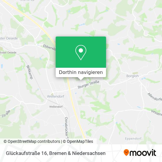 Glückaufstraße 16 Karte