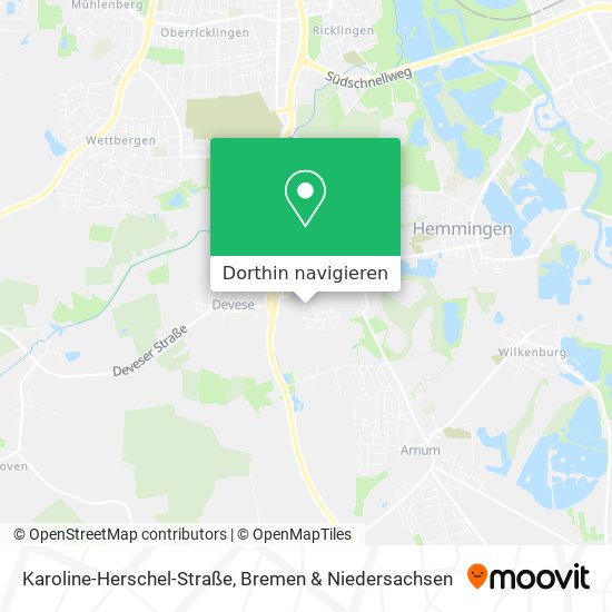 Karoline-Herschel-Straße Karte