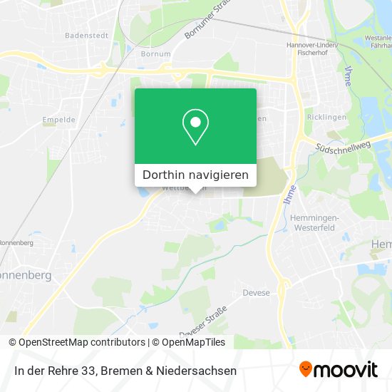 In der Rehre 33 Karte