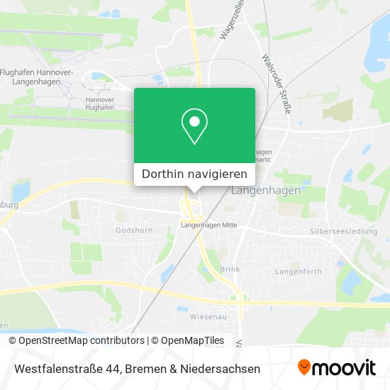 Westfalenstraße 44 Karte