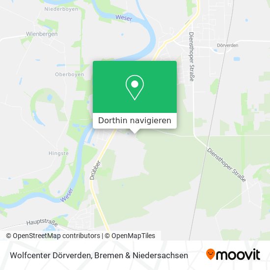 Wolfcenter Dörverden Karte