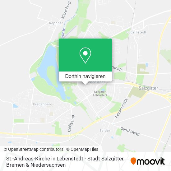 St.-Andreas-Kirche in Lebenstedt - Stadt Salzgitter Karte