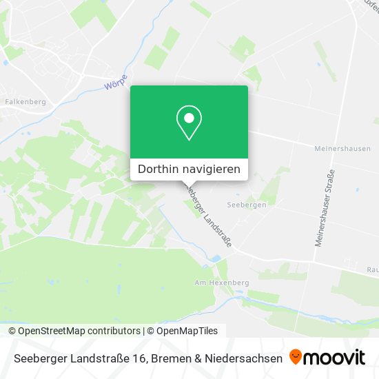 Seeberger Landstraße 16 Karte