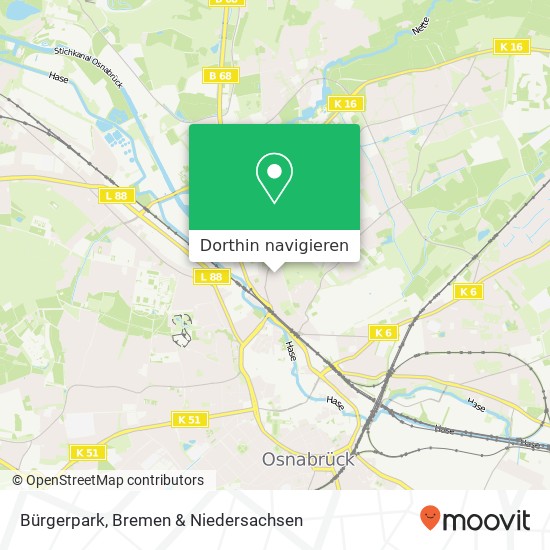 Bürgerpark Karte