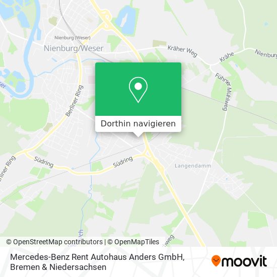 Mercedes-Benz Rent Autohaus Anders GmbH Karte