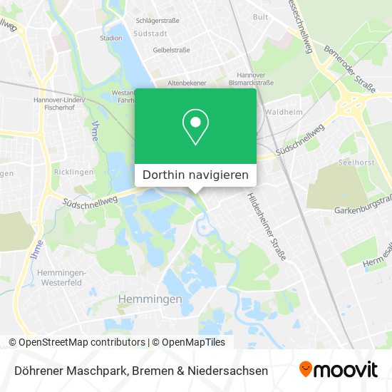 Döhrener Maschpark Karte