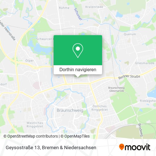 Geysostraße 13 Karte