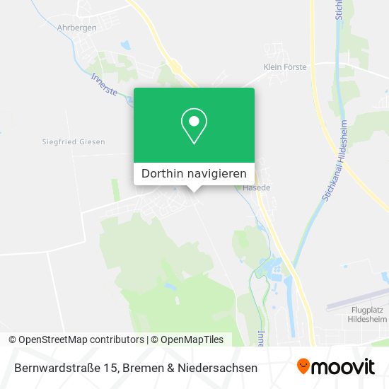 Bernwardstraße 15 Karte