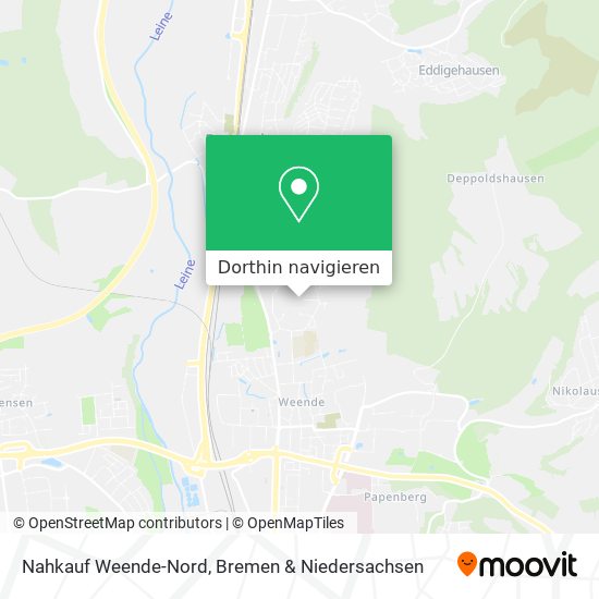 Nahkauf Weende-Nord Karte
