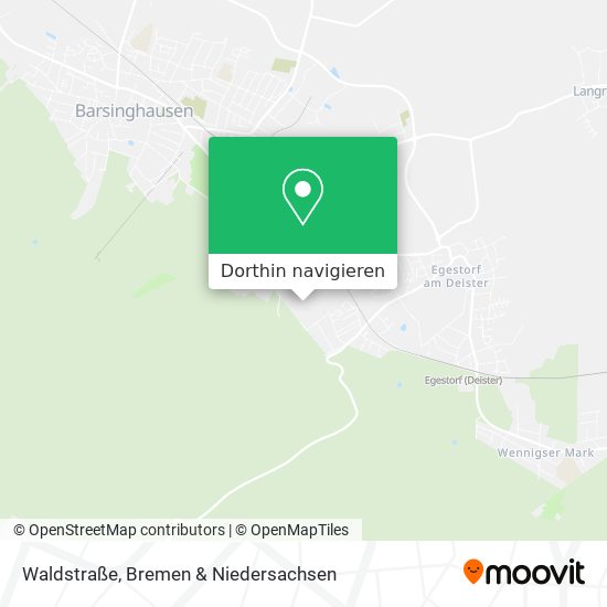 Waldstraße Karte