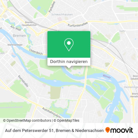 Auf dem Peterswerder 51 Karte