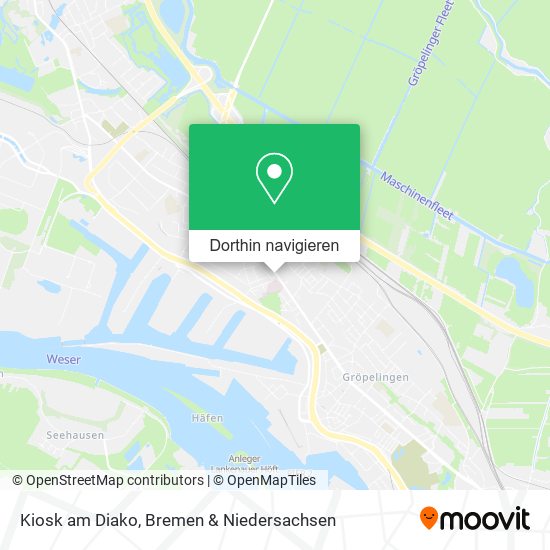 Kiosk am Diako Karte