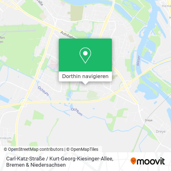 Carl-Katz-Straße / Kurt-Georg-Kiesinger-Allee Karte