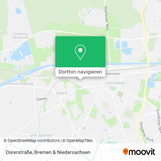 Dürerstraße Karte