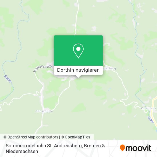 Sommerrodelbahn St. Andreasberg Karte
