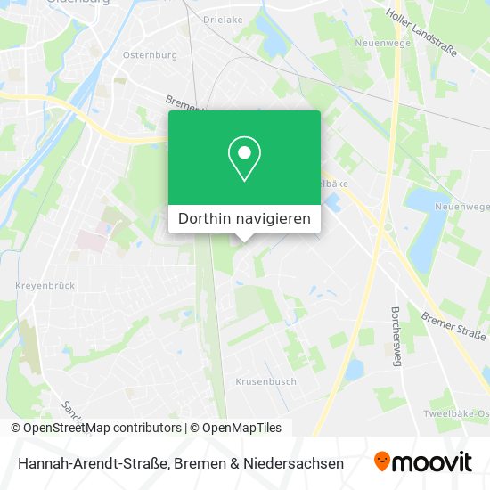 Hannah-Arendt-Straße Karte