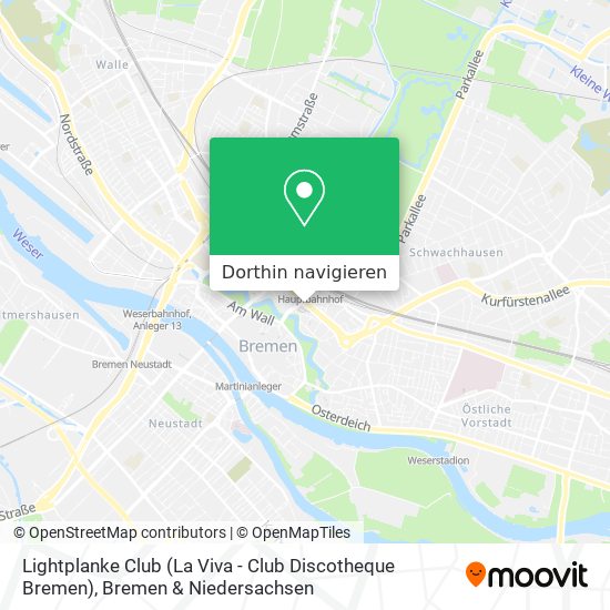 Lightplanke Club (La Viva - Club Discotheque Bremen) Karte