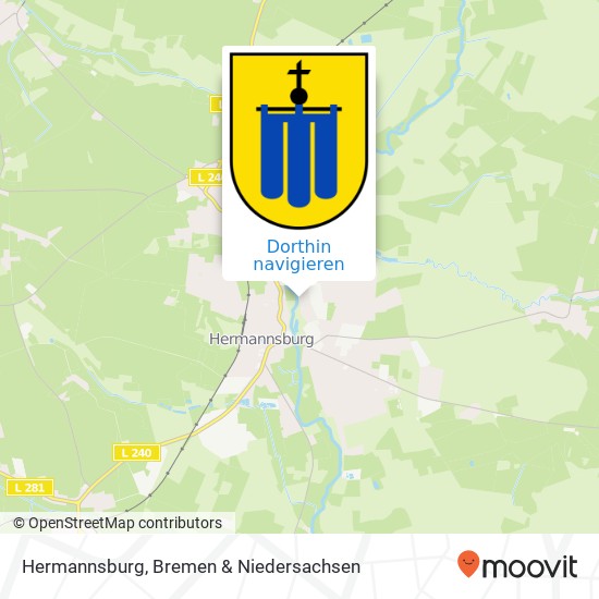 Hermannsburg Karte