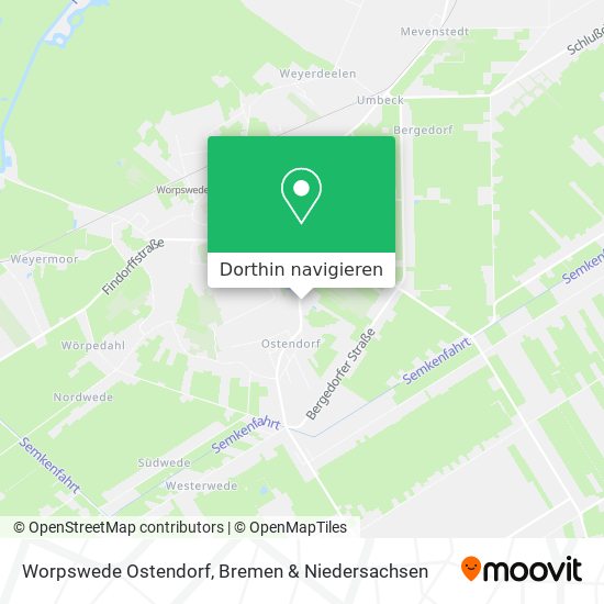 Worpswede Ostendorf Karte