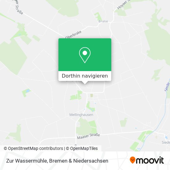 Zur Wassermühle Karte