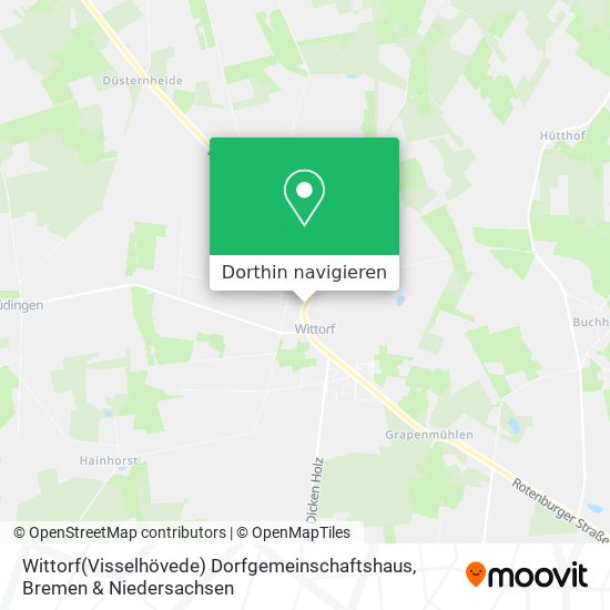 Wittorf(Visselhövede) Dorfgemeinschaftshaus Karte