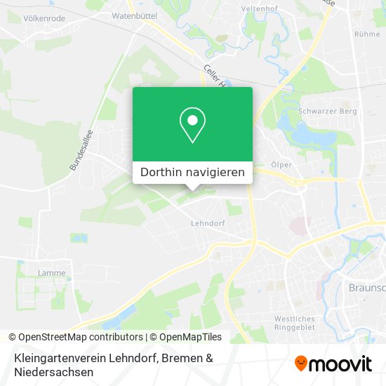 Kleingartenverein Lehndorf Karte