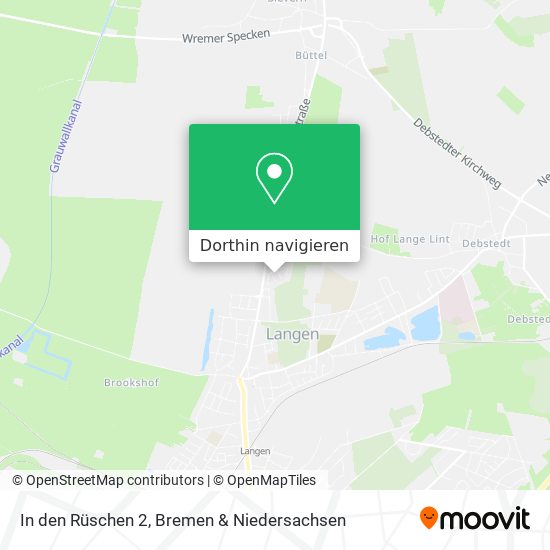 In den Rüschen 2 Karte