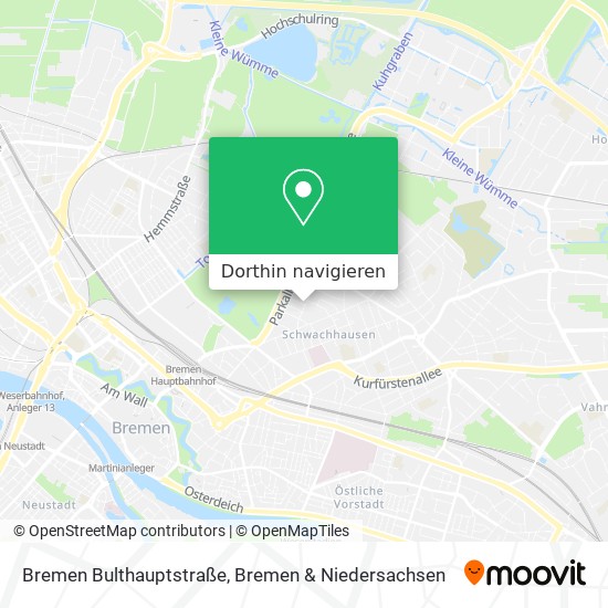 Bremen Bulthauptstraße Karte