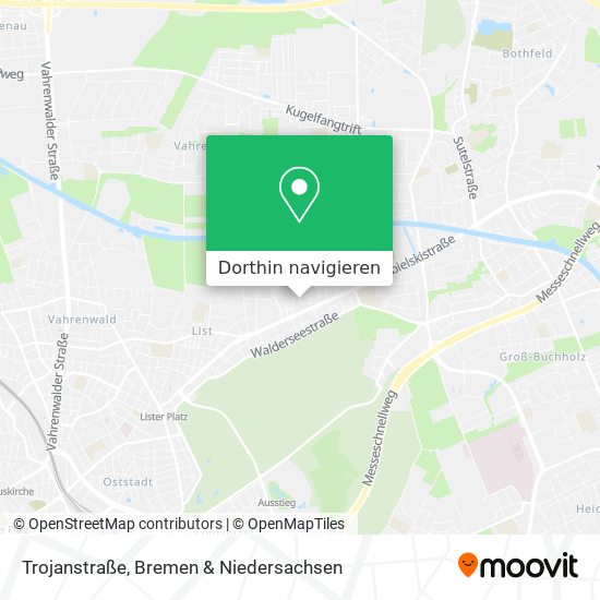 Trojanstraße Karte