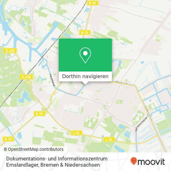 Dokumentations- und Informationszentrum Emslandlager Karte